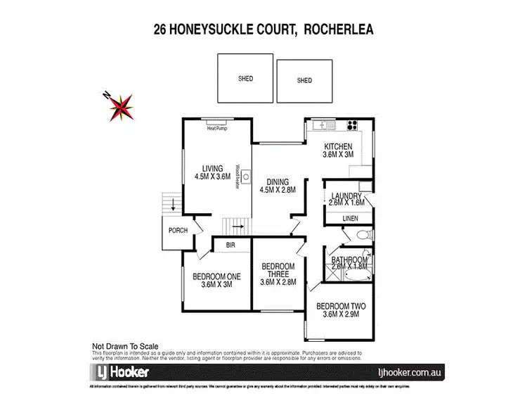 Floorplan of Homely house listing, 26 Honeysuckle Court, Rocherlea TAS 7248