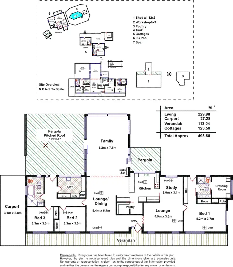 Floorplan of Homely house listing, 514 Bayliss Road, Tatachilla SA 5171