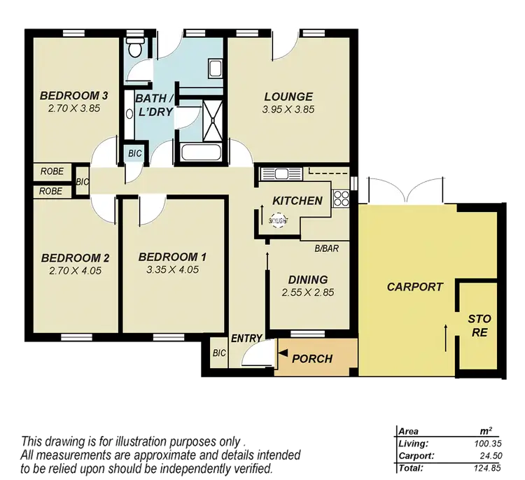 Floorplan of Homely house listing, 8 Kennion Crescent, Para Hills West SA 5096