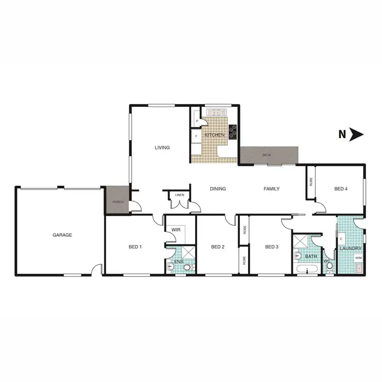 Floorplan of Homely house listing, 3 Walga Place, Ngunnawal ACT 2913