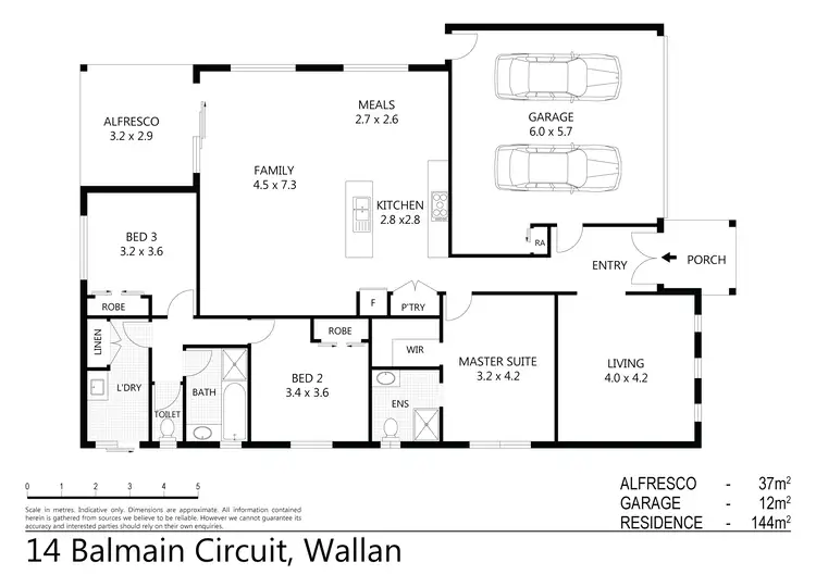 Floorplan of Homely house listing, 14 Balmain Circuit, Wallan VIC 3756