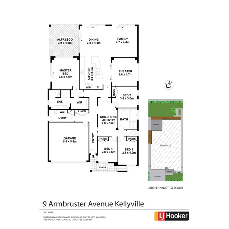 Floorplan of Homely house listing, 9 Armbruster Avenue, Kellyville NSW 2155