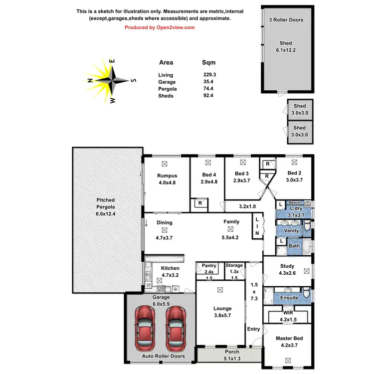Floorplan of Homely house listing, 6 Paulmark Road, Angle Vale SA 5117
