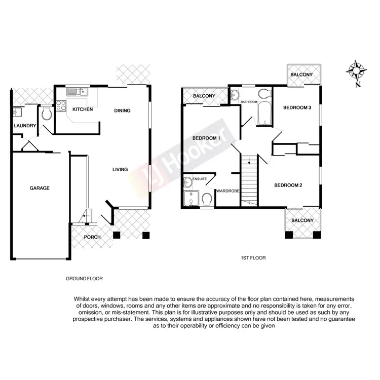Floorplan of Homely townhouse listing, 83/134 Hill Road, Runcorn QLD 4113