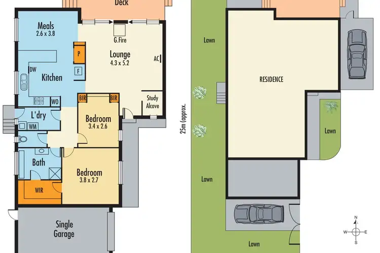 Floorplan of Homely unit listing, 1/32 Olive Road, Eumemmerring VIC 3177