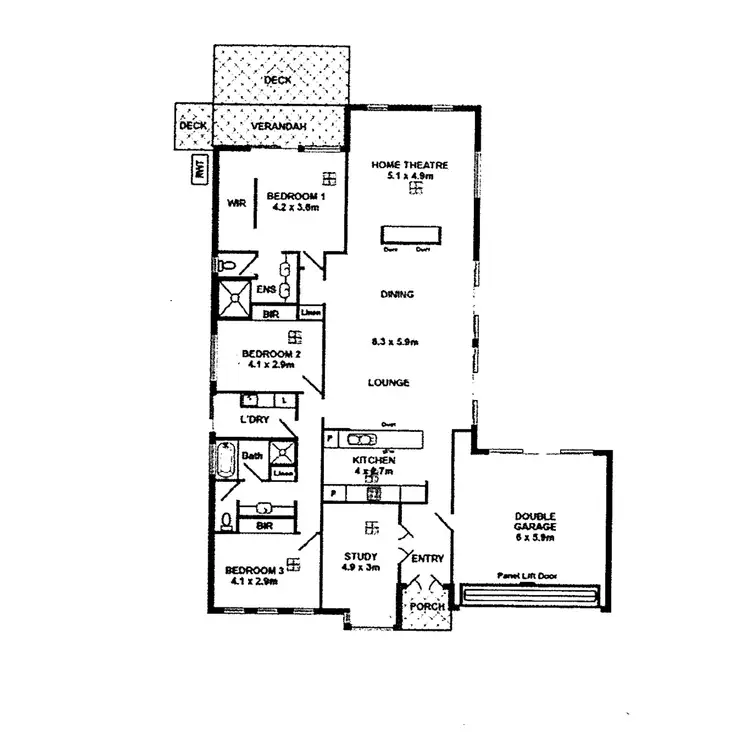 Floorplan of Homely house listing, 3 Nicholl Avenue, Aldinga Beach SA 5173
