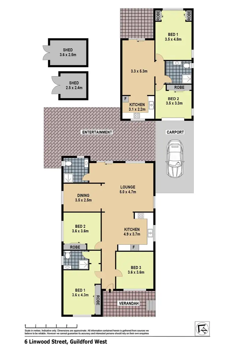 Floorplan of Homely house listing, 6 Linwood Street, Guildford NSW 2161