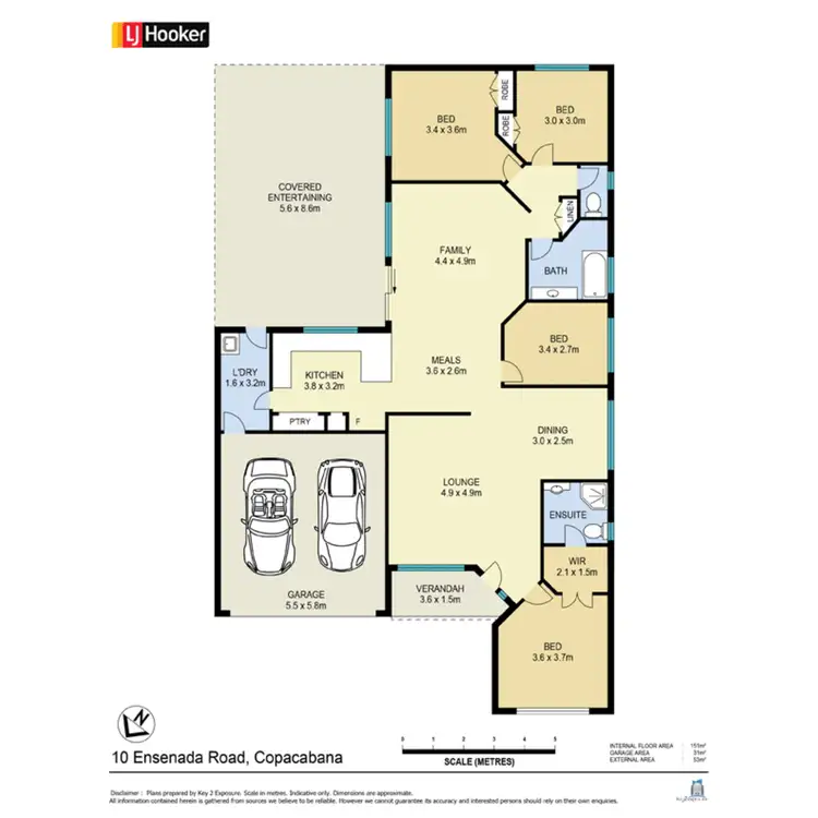 Floorplan of Homely house listing, 10 Ensenada Road, Copacabana NSW 2251