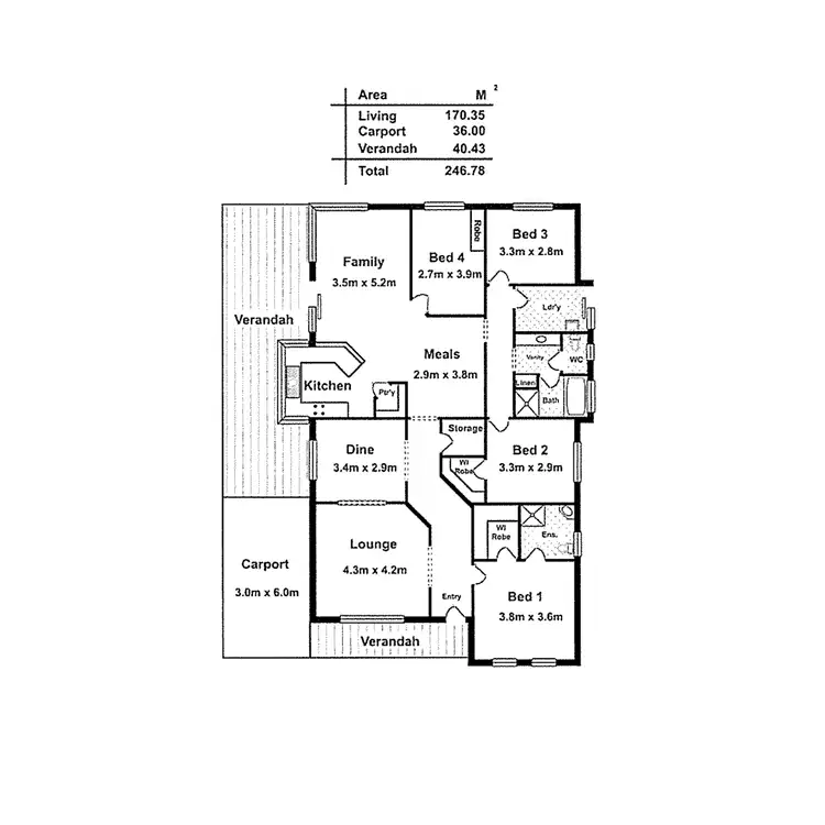 Floorplan of Homely house listing, 35 Evelyn Sturt Drive, Willunga SA 5172