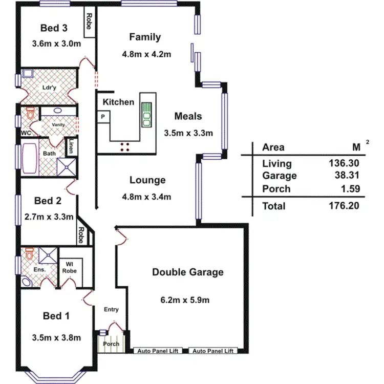 Floorplan of Homely house listing, 26 Britha Avenue, Evanston SA 5116