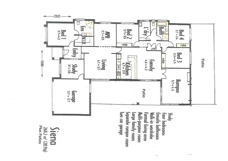 Floorplan of Homely acreage listing, 14 Fernrow Drive, Plainland QLD 4341