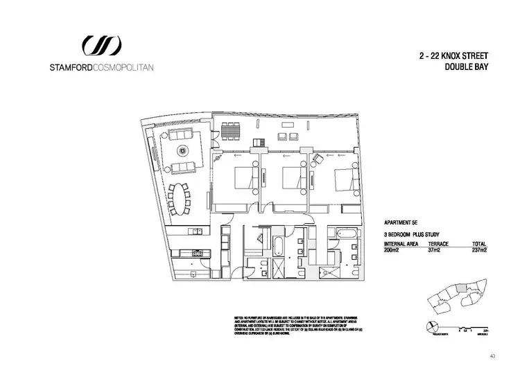 Floorplan of Homely apartment listing, 5E/2-22 Knox Street, Double Bay NSW 2028