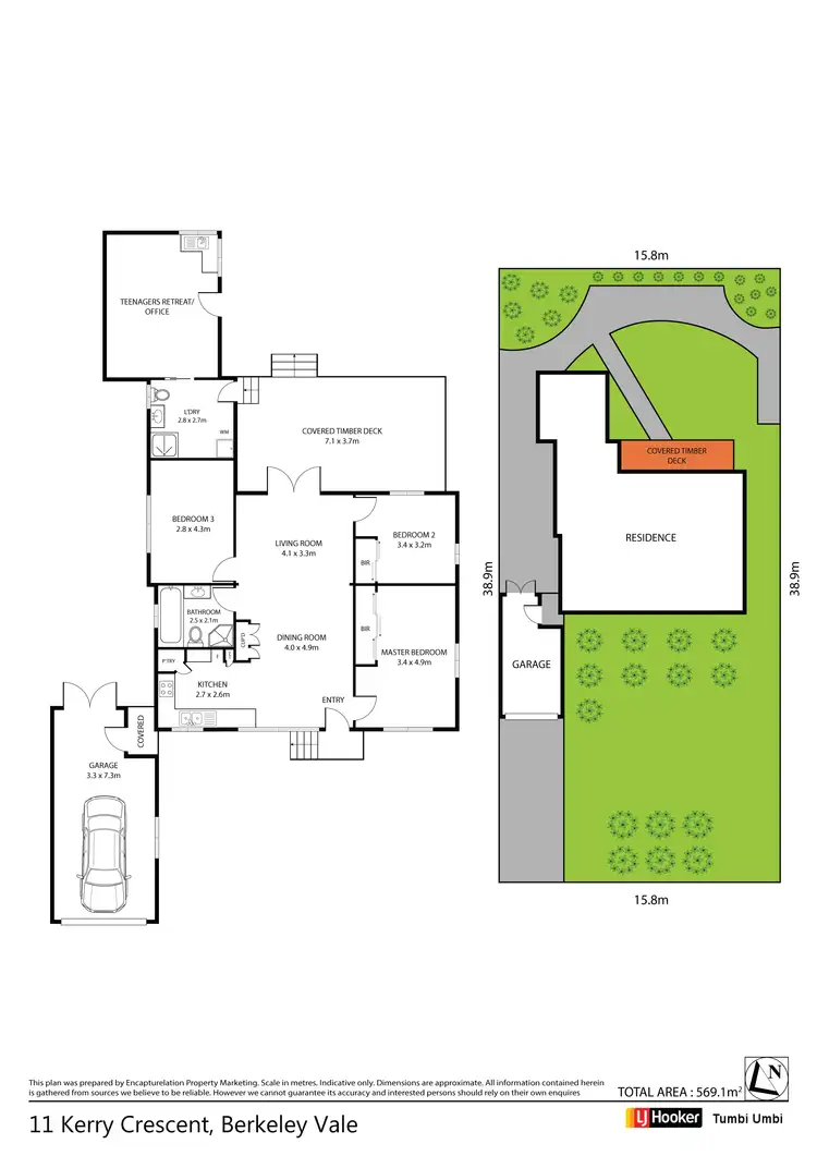 Floorplan of Homely house listing, 11 Kerry Crescent, Berkeley Vale NSW 2261