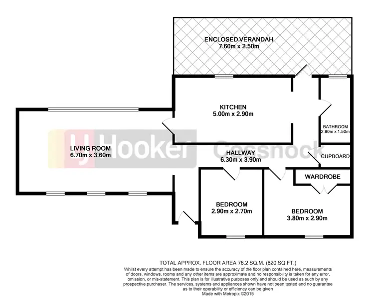 Floorplan of Homely house listing, 28 Mills Crescent, Cessnock NSW 2325