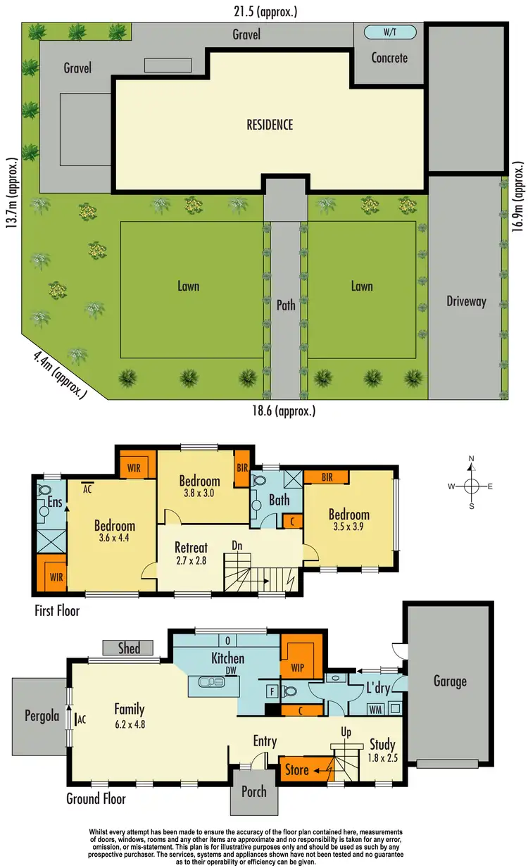 Floorplan of Homely townhouse listing, 12 Philip Road, Hallam VIC 3803