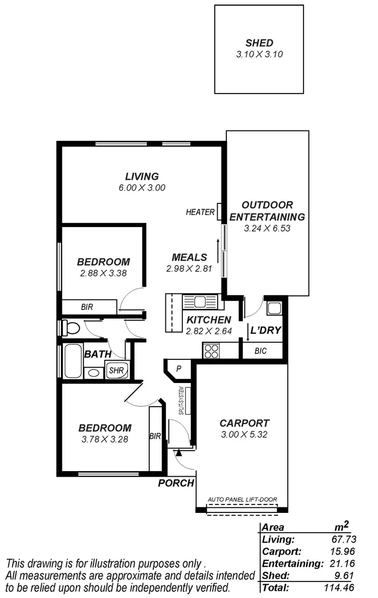 Floorplan of Homely villa listing, 27 Burns Ave, Pooraka SA 5095