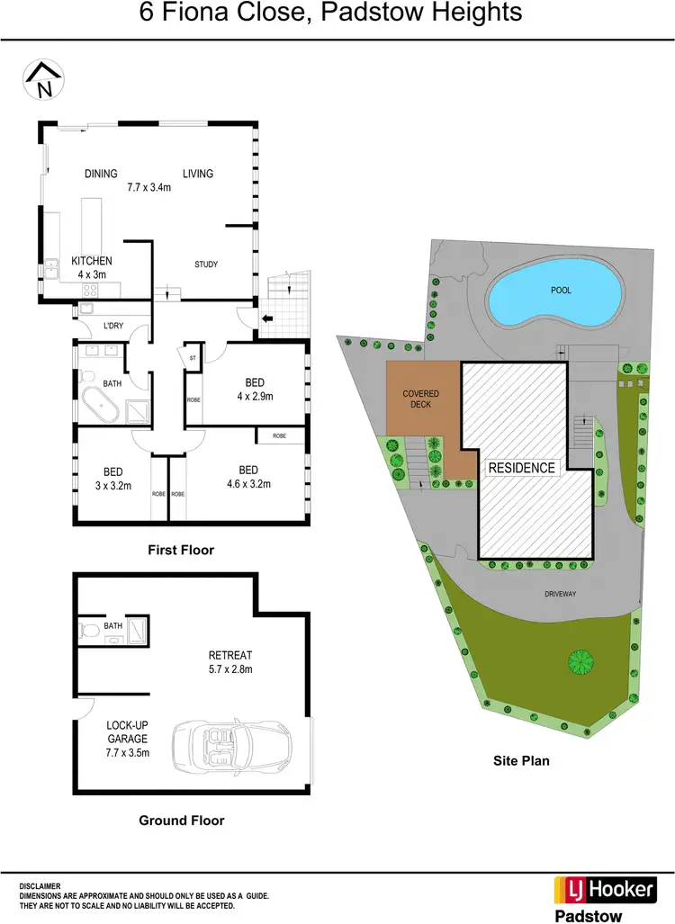 Floorplan of Homely house listing, 6 Fiona Close, Padstow Heights NSW 2211