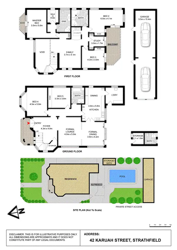 Floorplan of Homely house listing, 42 Karuah Street, Strathfield NSW 2135