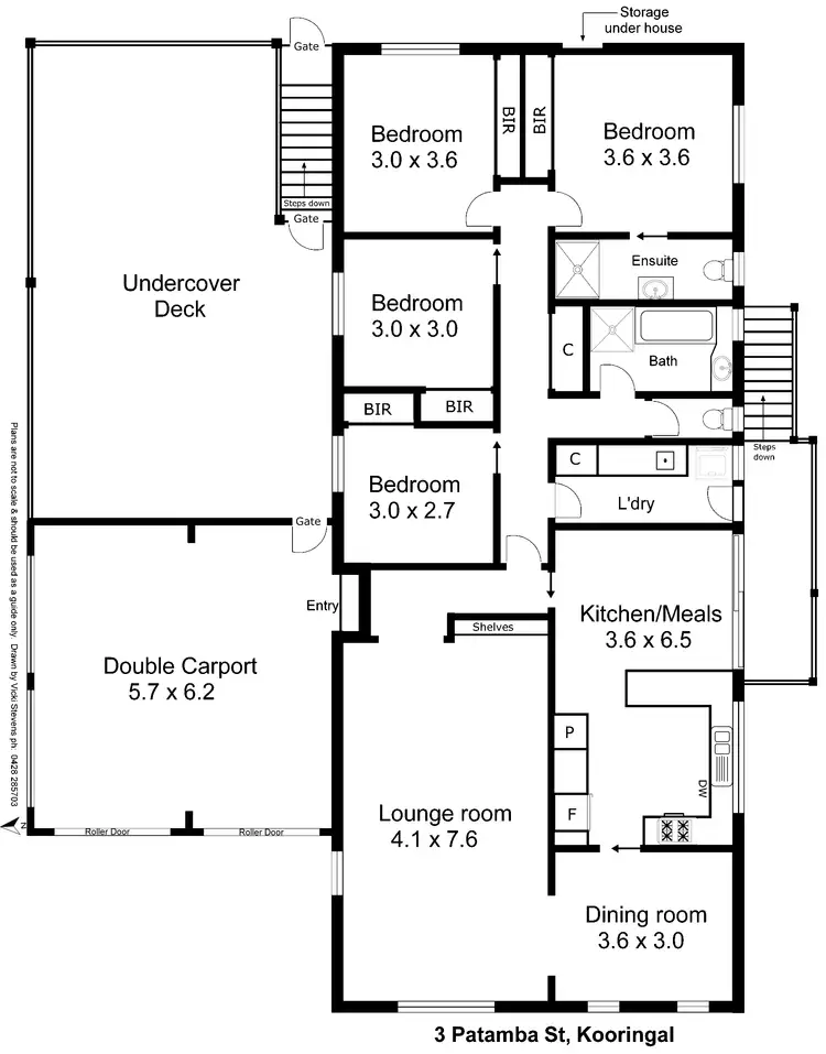 Floorplan of Homely house listing, 3 Patamba Street, Kooringal NSW 2650