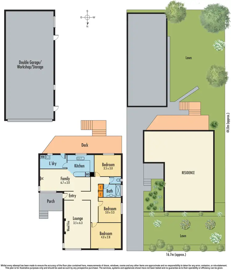 Floorplan of Homely house listing, 15 Philip Road, Hallam VIC 3803