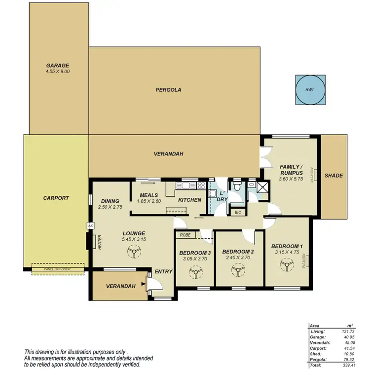 Floorplan of Homely house listing, 60 Haydown Road, Elizabeth Grove SA 5112
