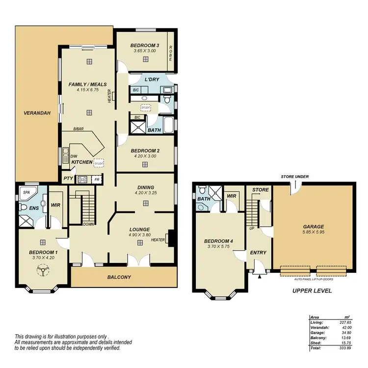 Floorplan of Homely house listing, 1 Featherstone Circuit, Greenwith SA 5125