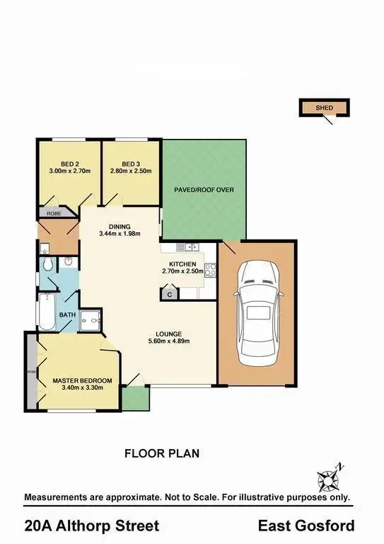 Floorplan of Homely house listing, 20a Althorp Street, East Gosford NSW 2250