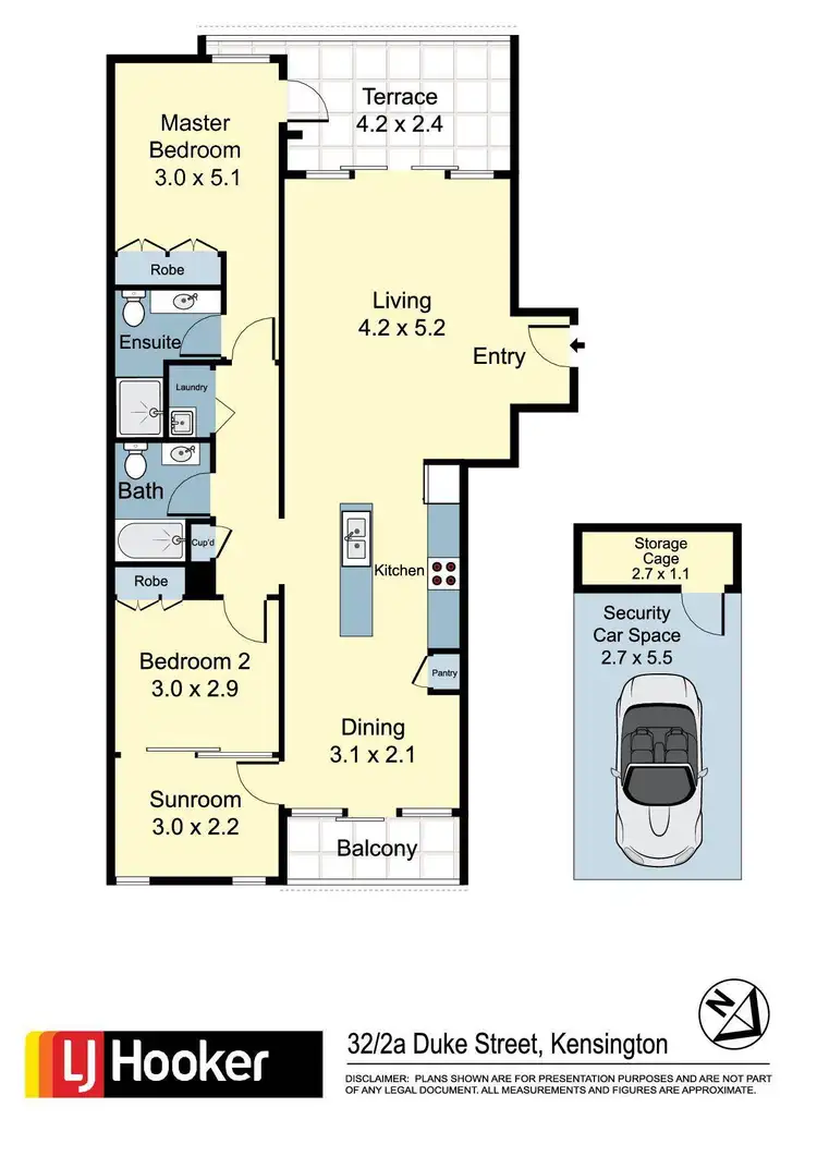 Floorplan of Homely apartment listing, 32/2A Duke Street, Kensington NSW 2033