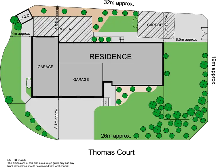Floorplan of Homely house listing, 8 Thomas Court, Hallam VIC 3803
