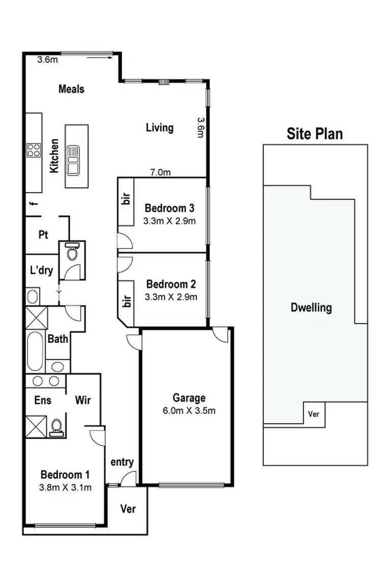 Floorplan of Homely house listing, 13 Muir Way, Mernda VIC 3754