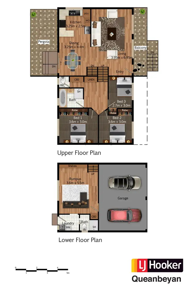 Floorplan of Homely semi-detached listing, 116b Tharwa Road, Queanbeyan NSW 2620