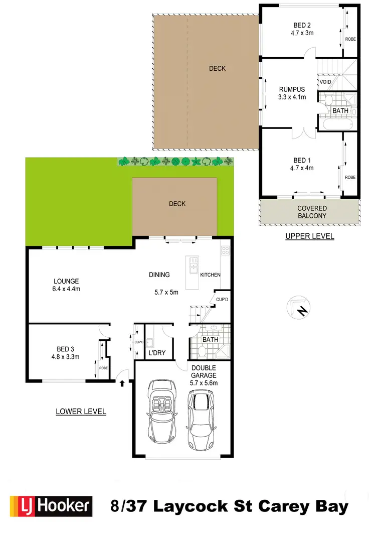 Floorplan of Homely house listing, 8/37 Laycock Street, Carey Bay NSW 2283