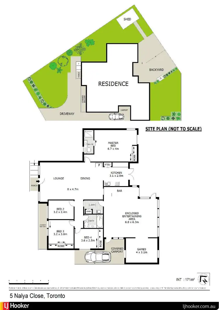 Floorplan of Homely house listing, 5 Nalya Close, Toronto NSW 2283