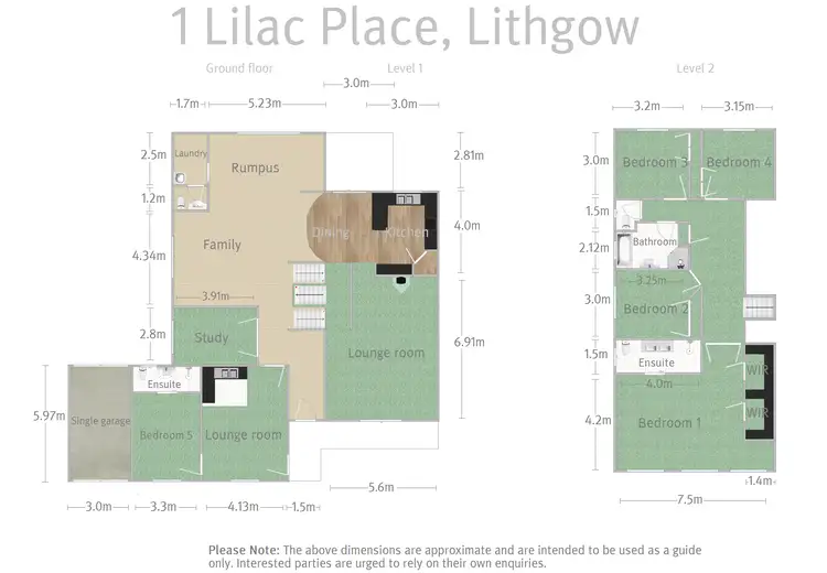 Floorplan of Homely house listing, 1 Lilac Place, Lithgow NSW 2790