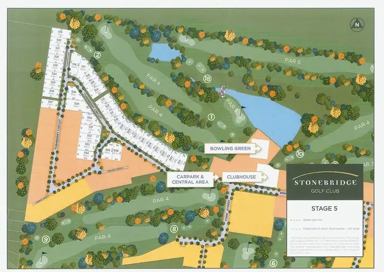 Floorplan of Homely land listing, Lot 503 Turnberry Circuit, Cessnock NSW 2325