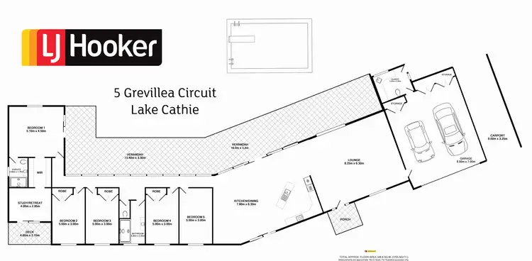 Floorplan of Homely house listing, 5 Grevillea Court, Lake Cathie NSW 2445