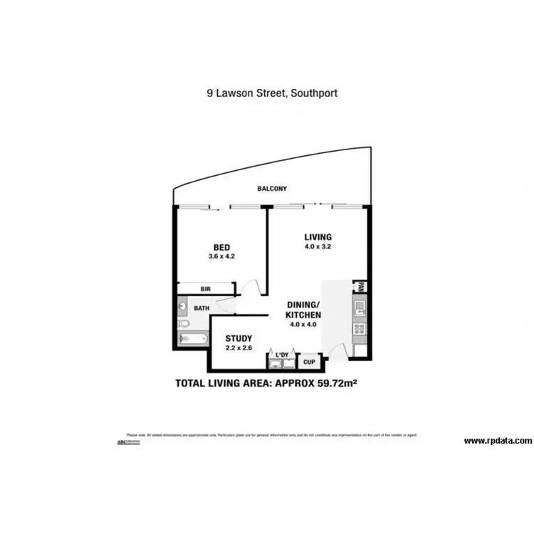 Floorplan of Homely unit listing, 31607/9 Lawson Street, Southport QLD 4215