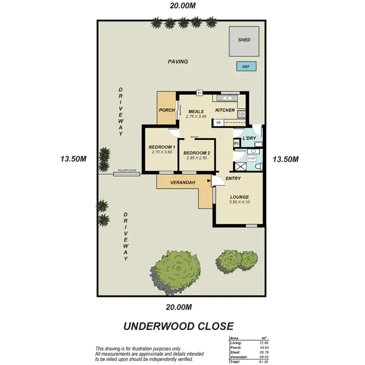 Floorplan of Homely house listing, 49 Underwood Close, Golden Grove SA 5125