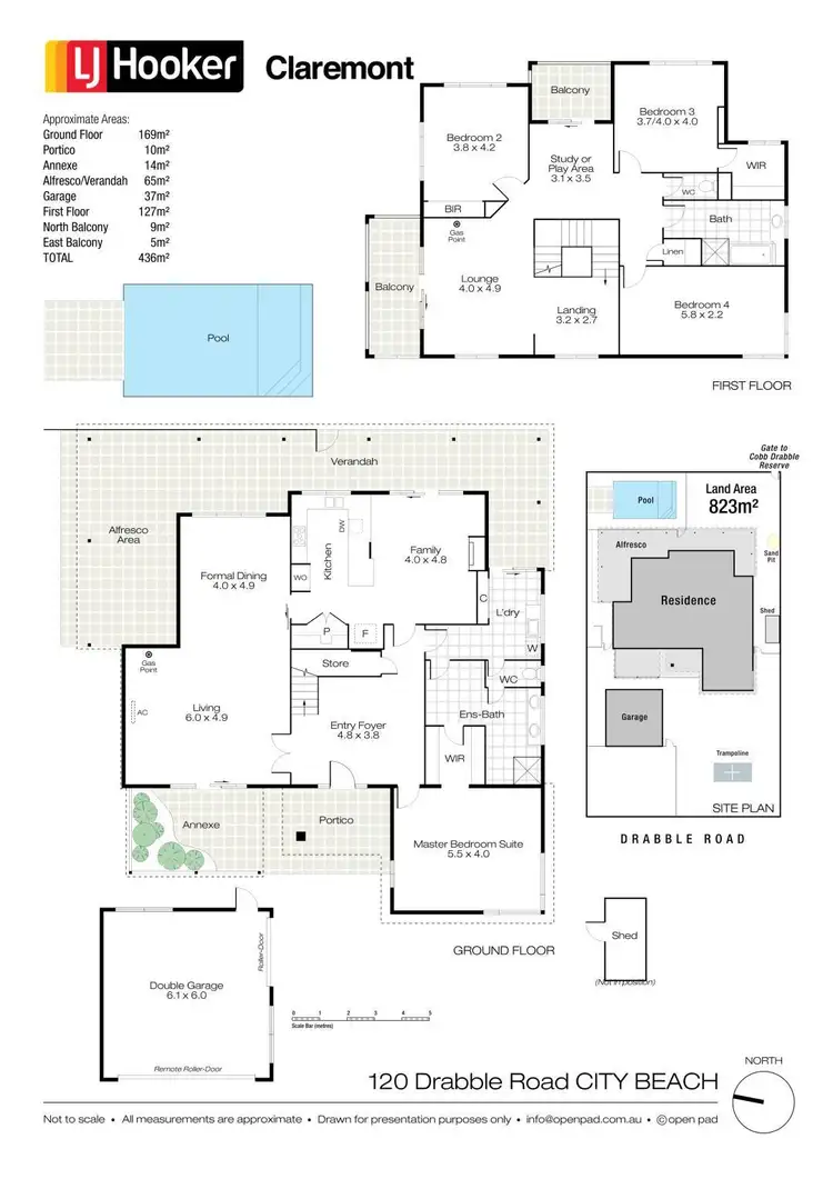 Floorplan of Homely house listing, 120 Drabble Road, City Beach WA 6015