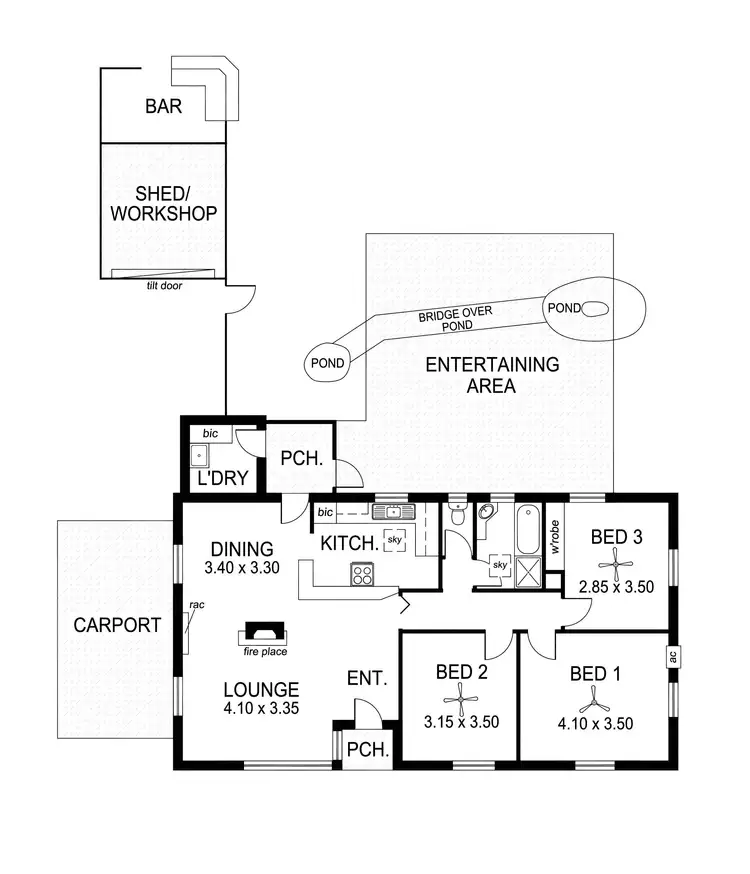 Floorplan of Homely house listing, 19 Norrie Avenue, Clovelly Park SA 5042