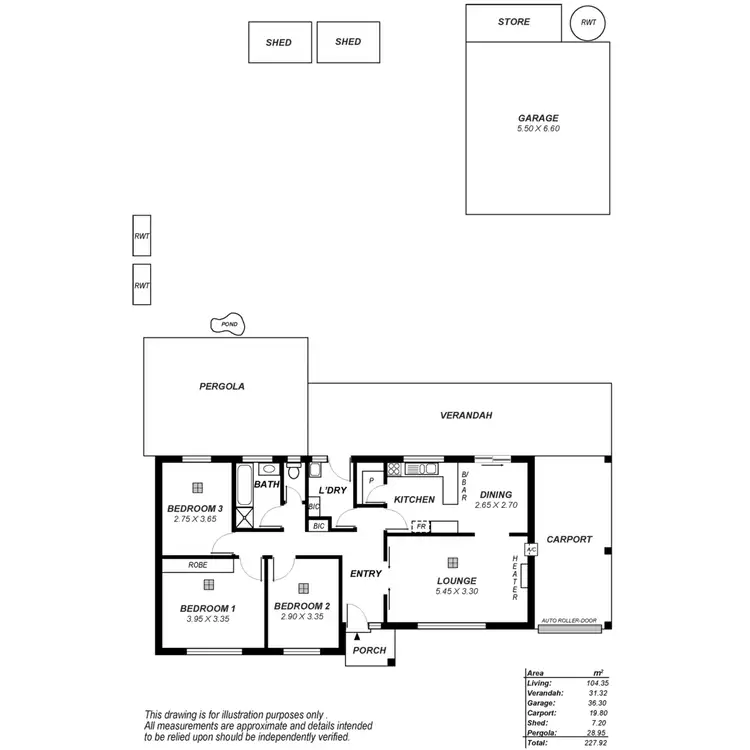 Floorplan of Homely house listing, 6 Richmond Road, Hope Valley SA 5090