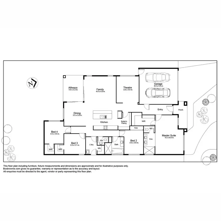 Floorplan of Homely house listing, 18 Orpheus Street, Point Cook VIC 3030