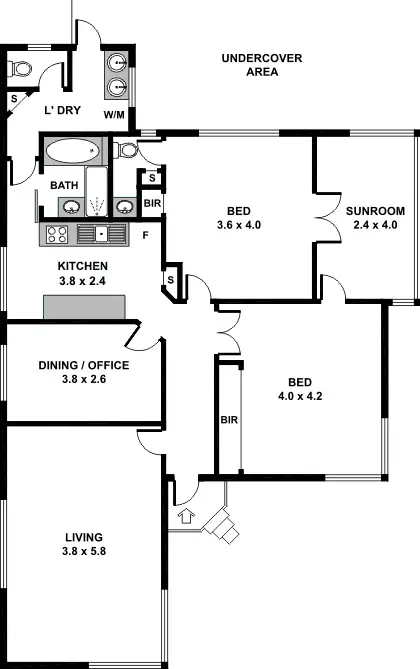 Floorplan of Homely house listing, 470 Sandgate Road, Clayfield QLD 4011