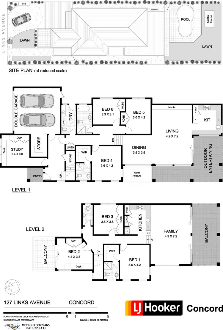 Floorplan of Homely house listing, 127 Links Avenue, Concord NSW 2137