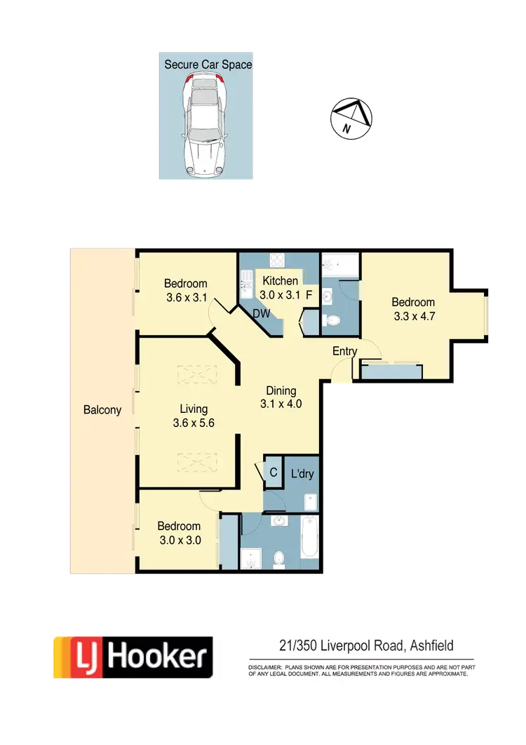 Floorplan of Homely unit listing, Unit 21 'Irlene Gardens' Lapish Avenue, Ashfield NSW 2131