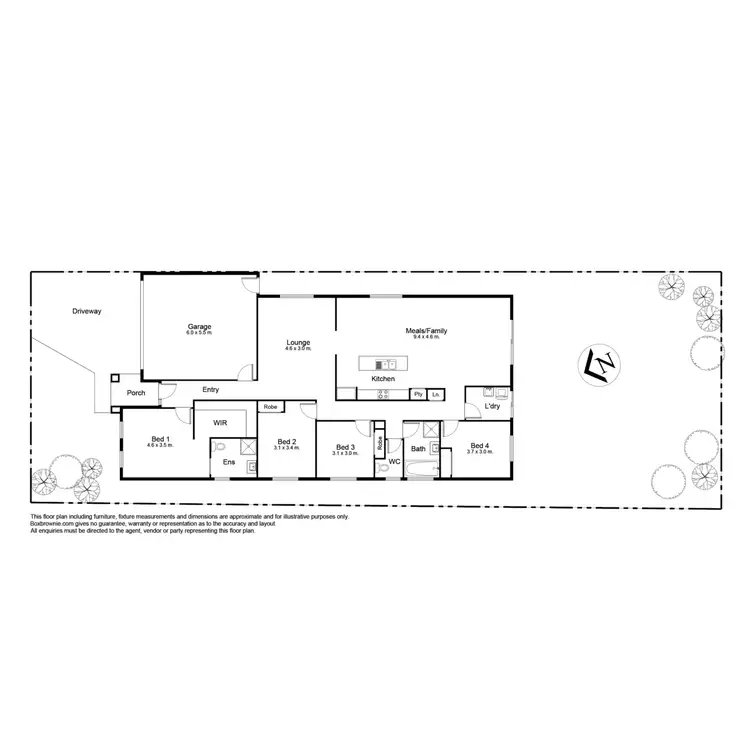 Floorplan of Homely house listing, 214 Sanctuary Lakes South Boulevard, Sanctuary Lakes VIC 3030