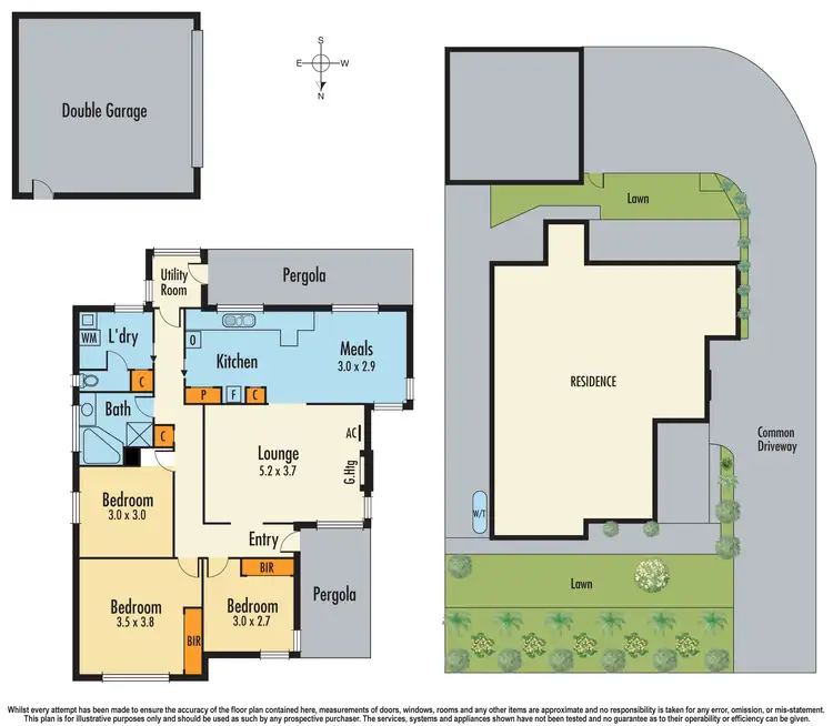 Floorplan of Homely unit listing, 1/59 Kidds Road, Doveton VIC 3177