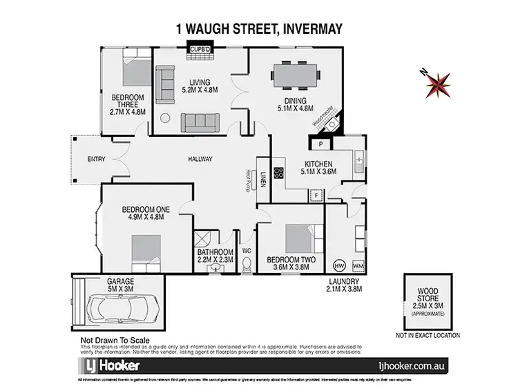Floorplan of Homely house listing, 1 Waugh Street, Invermay TAS 7248