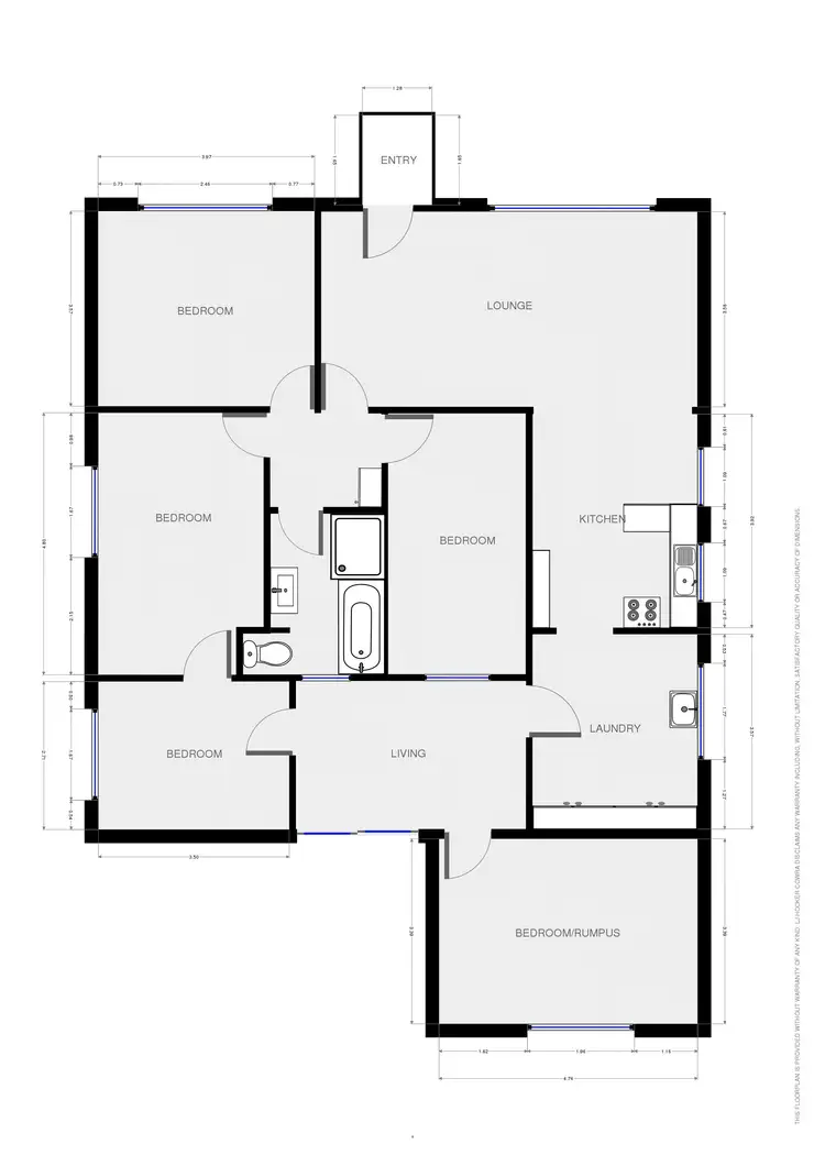 Floorplan of Homely house listing, 6 Kibbler Street, Cowra NSW 2794