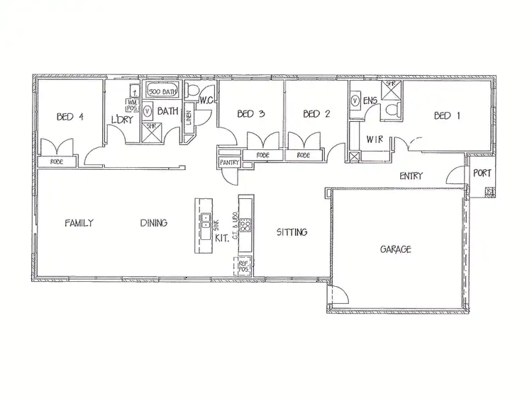 Floorplan of Homely house listing, 14 Seafarer Way, Sanctuary Lakes VIC 3030